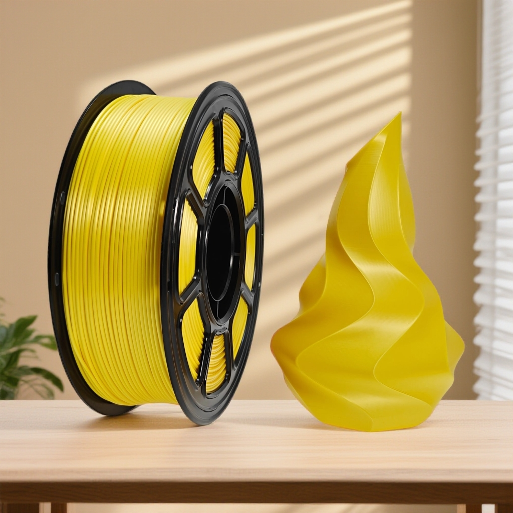 PLA Silk - Single Color Series D- Semi-worked PLA filaments for use in 3D printing
