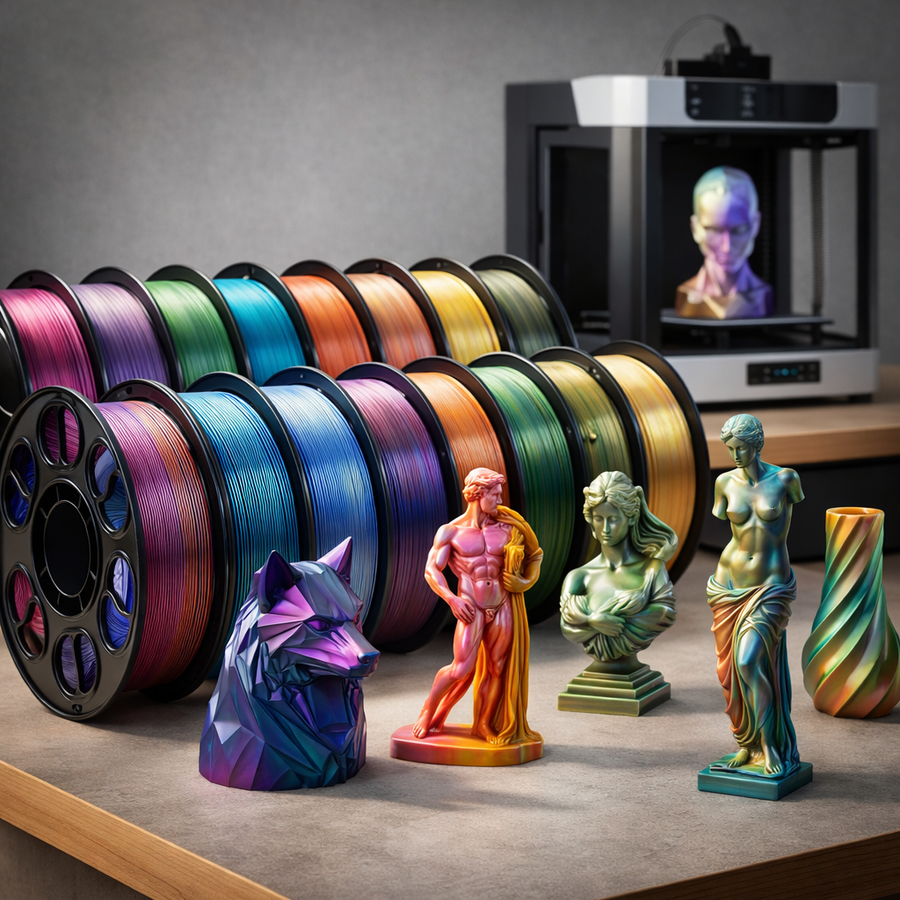 Silk Dual Color 18 Rolls Set