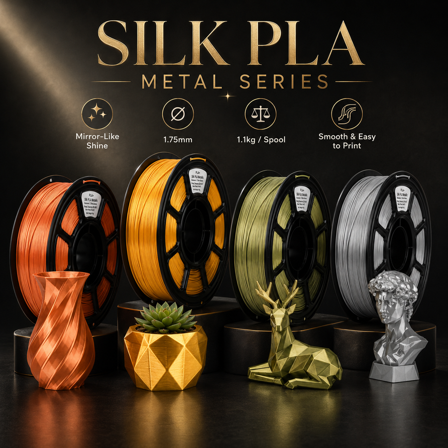 Metallic Silk PLA Filament