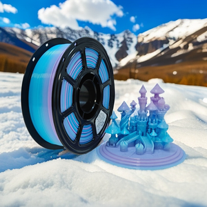 Gradient blue and purple