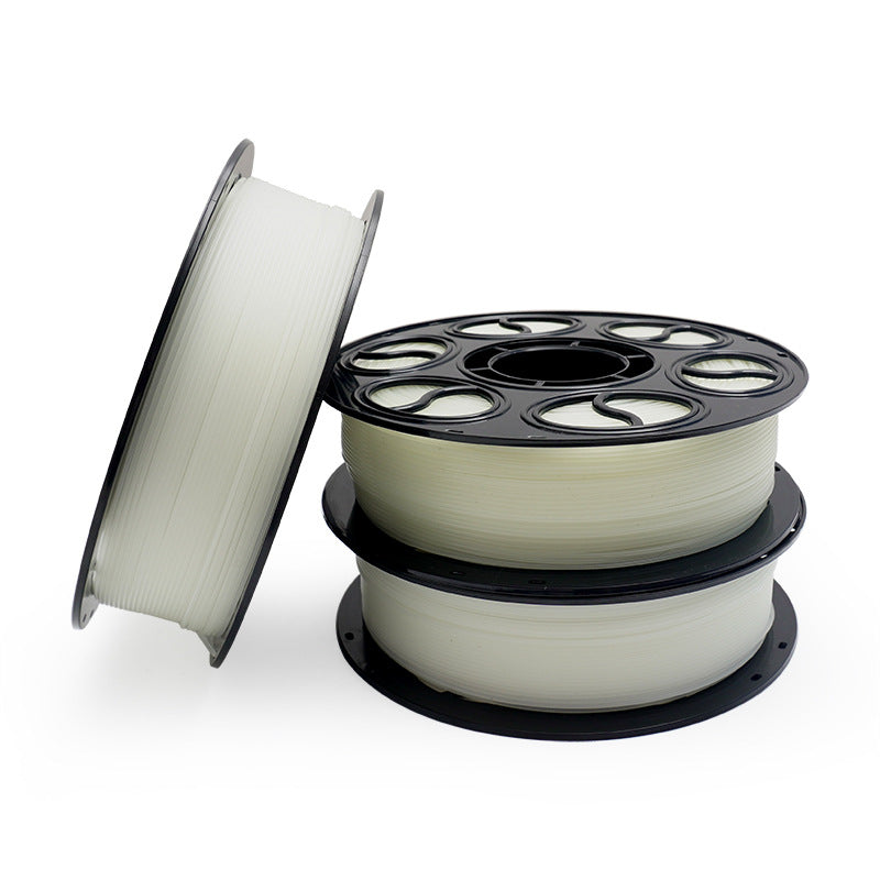 PLA Glow - Basic Series B -Semi-worked PLA (polylactic acid) filaments for use in 3D printing
