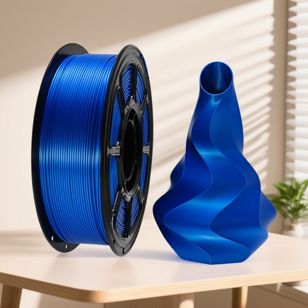 PLA Silk - Single Color Series D- Semi-worked PLA filaments for use in 3D printing