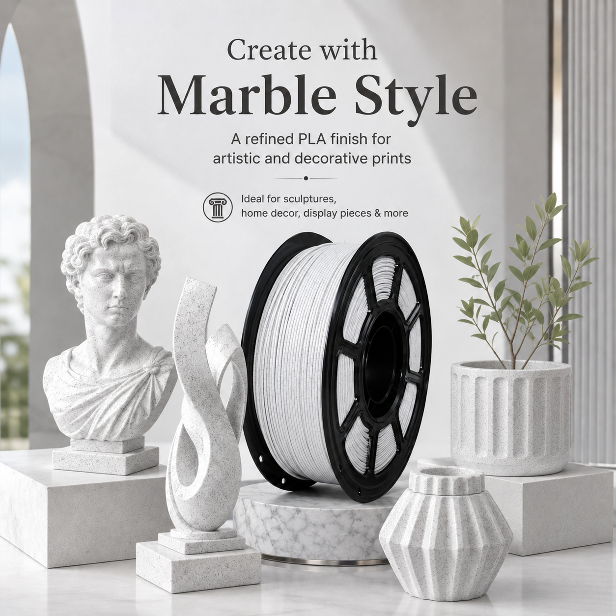 PLA+Marble