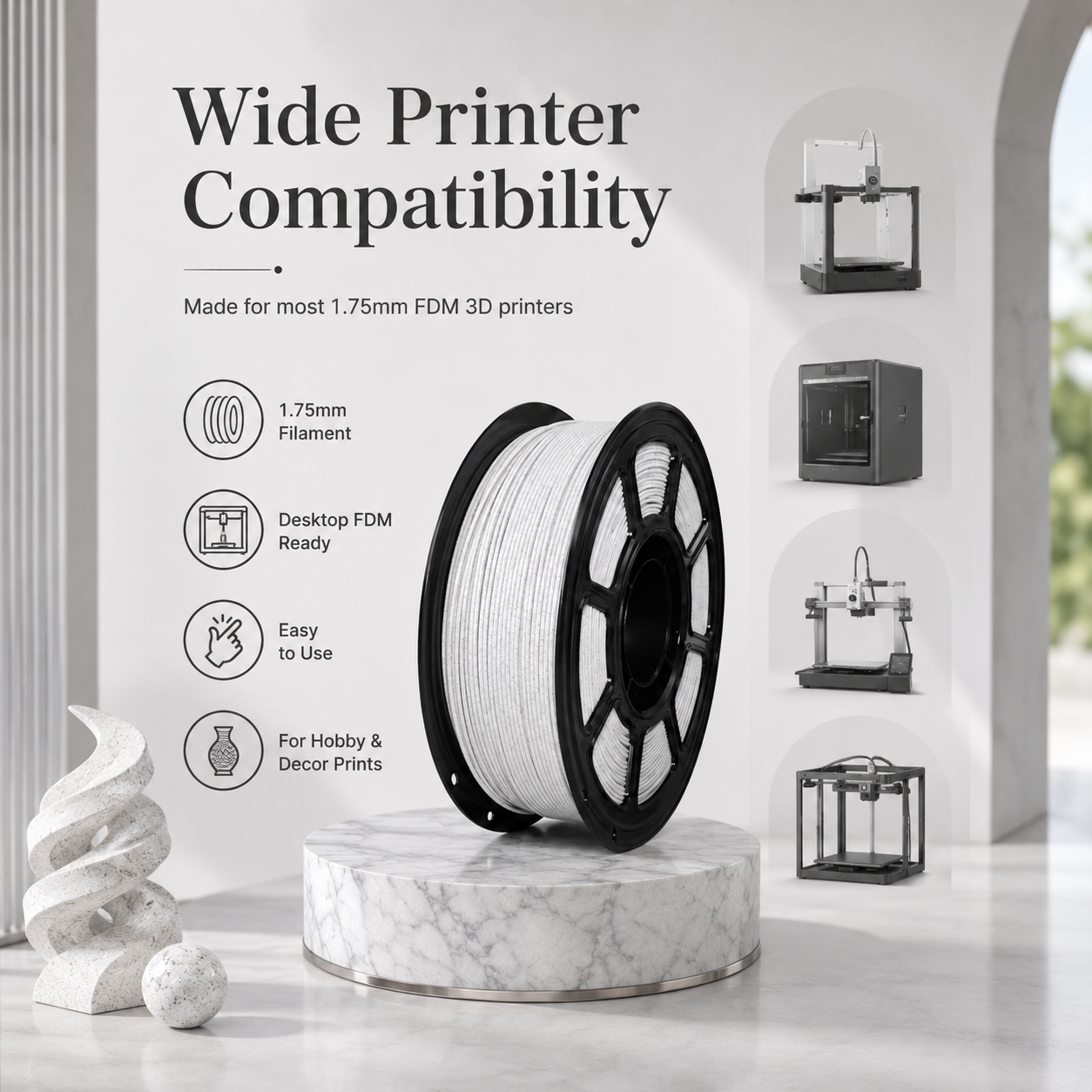 PLA+Marble