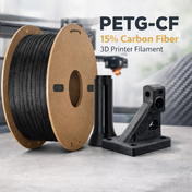 PETG-CF Semi-worked thermoplastic filaments used for 3D printing