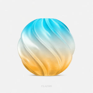 Blue white orange