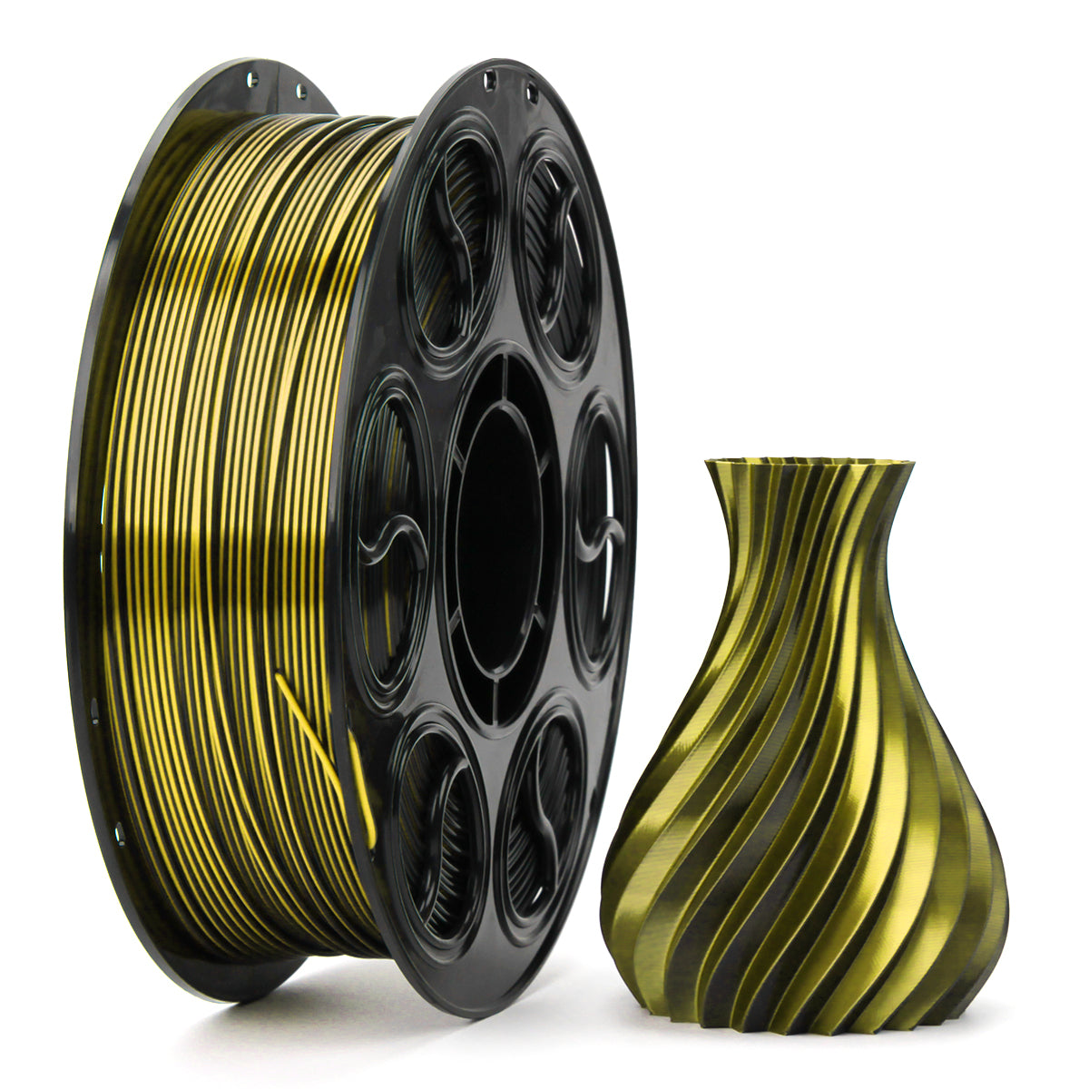 Metallic Dual-Color Silk PLA Filament