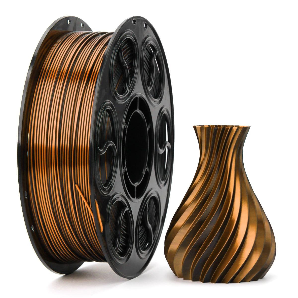 Metallic Dual-Color Silk PLA Filament