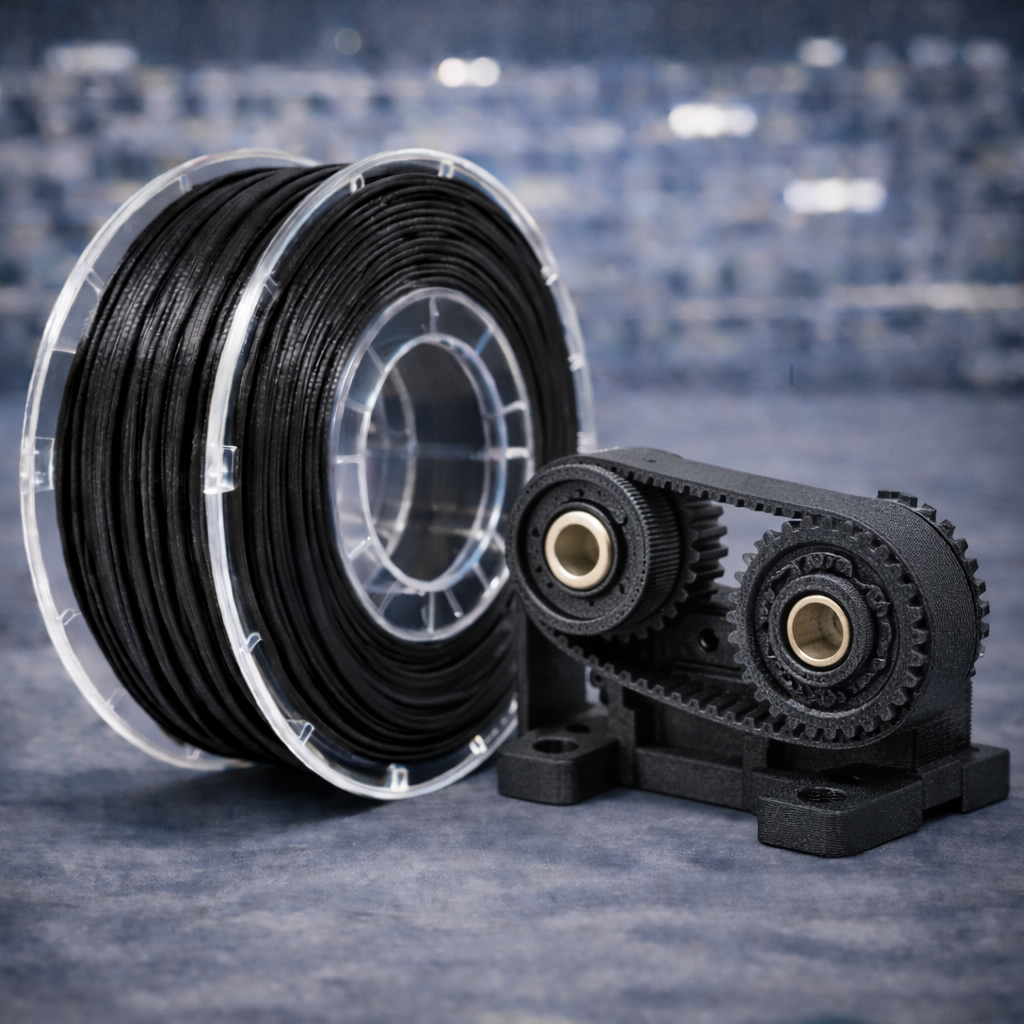 PPA-CF -Semi-worked thermoplastic filaments used for 3D printing