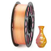 PLA Silk - Dual Color Series B-Semi-worked PLA filaments for use in 3D printing