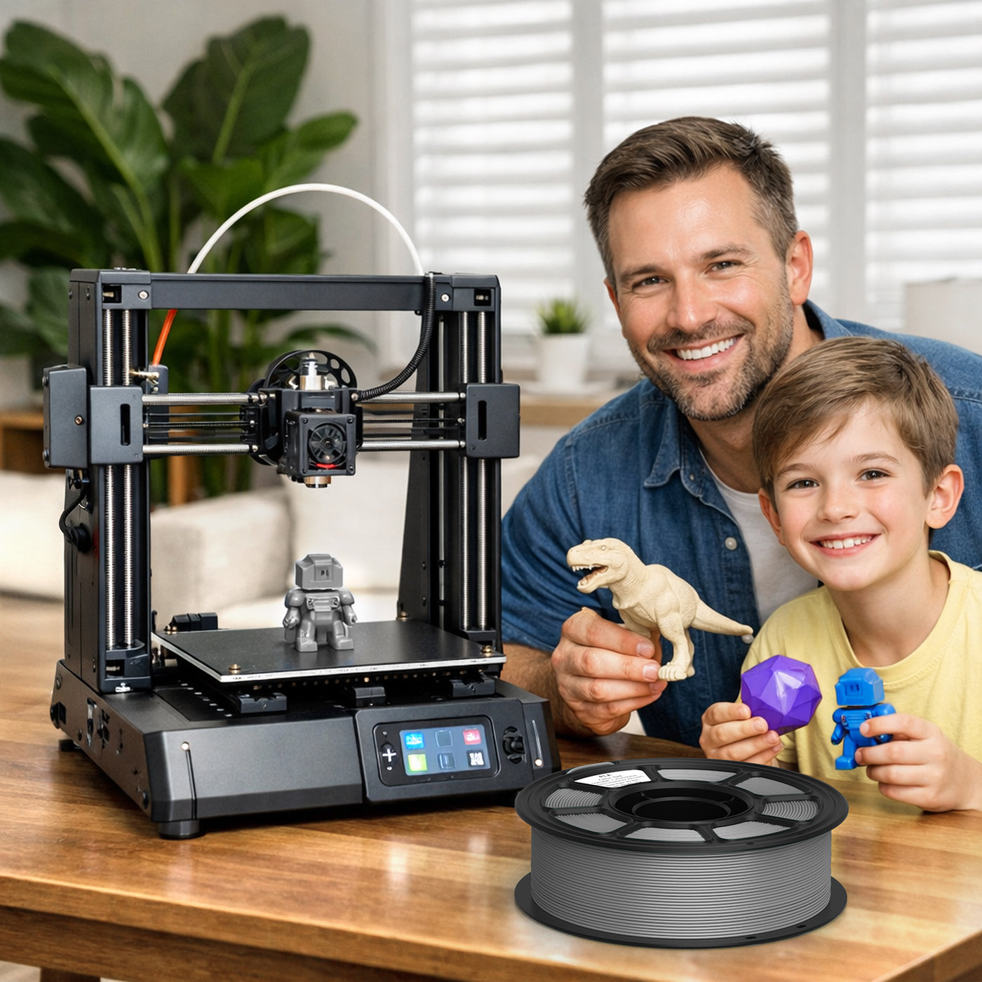 PLA Silk Silver 1 KG