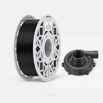Filazoo ASA-CF Filament – UV-Resistant Carbon Fiber, 1.75mm, 1kg