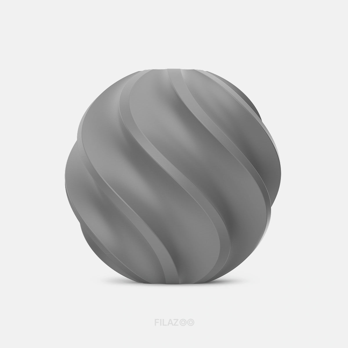 Filazoo PA6/ABS blend filament spool in gray, 1.75mm 1kg