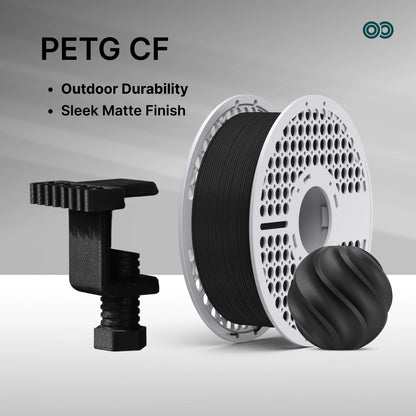 PETG-CF Filament – Carbon-Fiber Reinforced, 1.75mm, 1kg