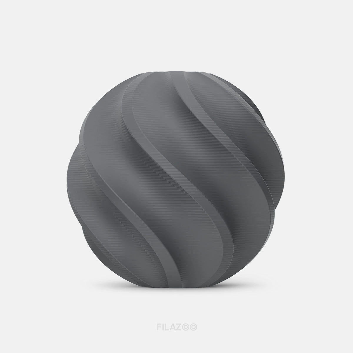 Filazoo PETG matte HF 3D printer filament dark gray
