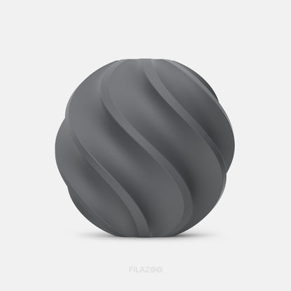 Filazoo PETG matte HF 3D printer filament dark gray