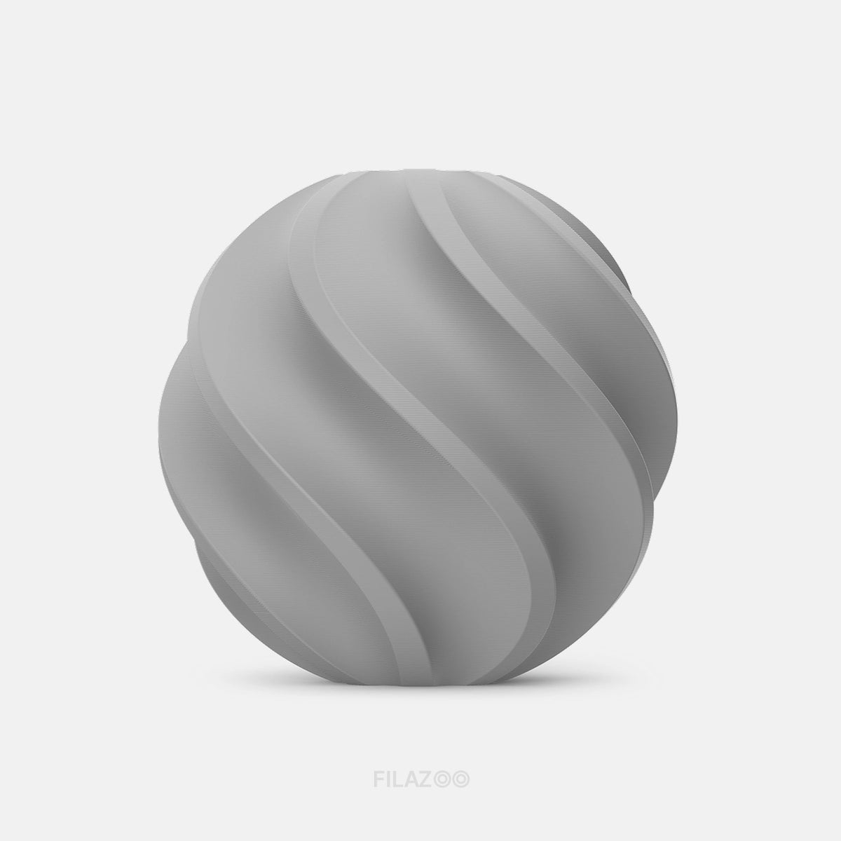 Filazoo PETG matte HF 3D printer filament gray