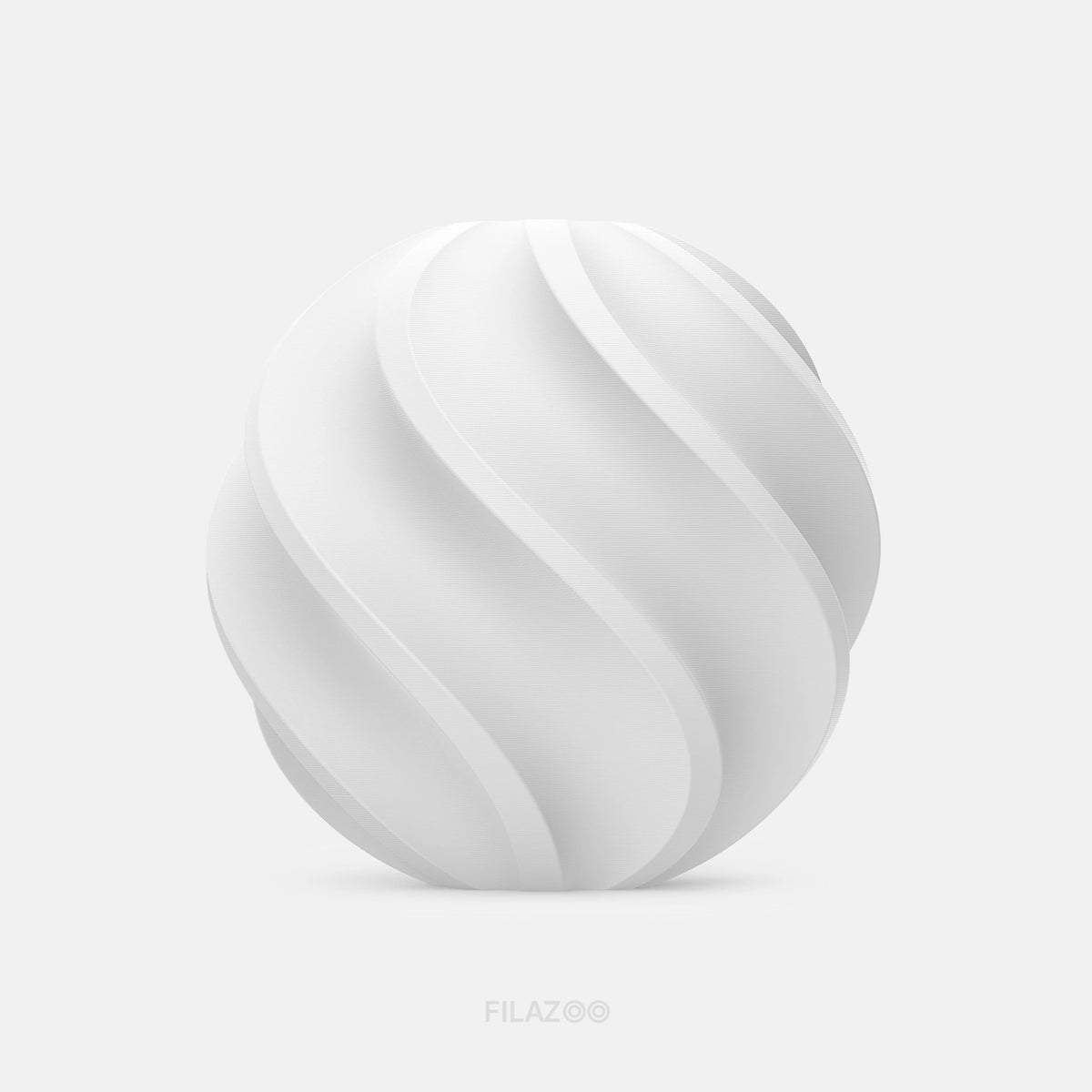 Filazoo PETG matte HF 3D printer filament white