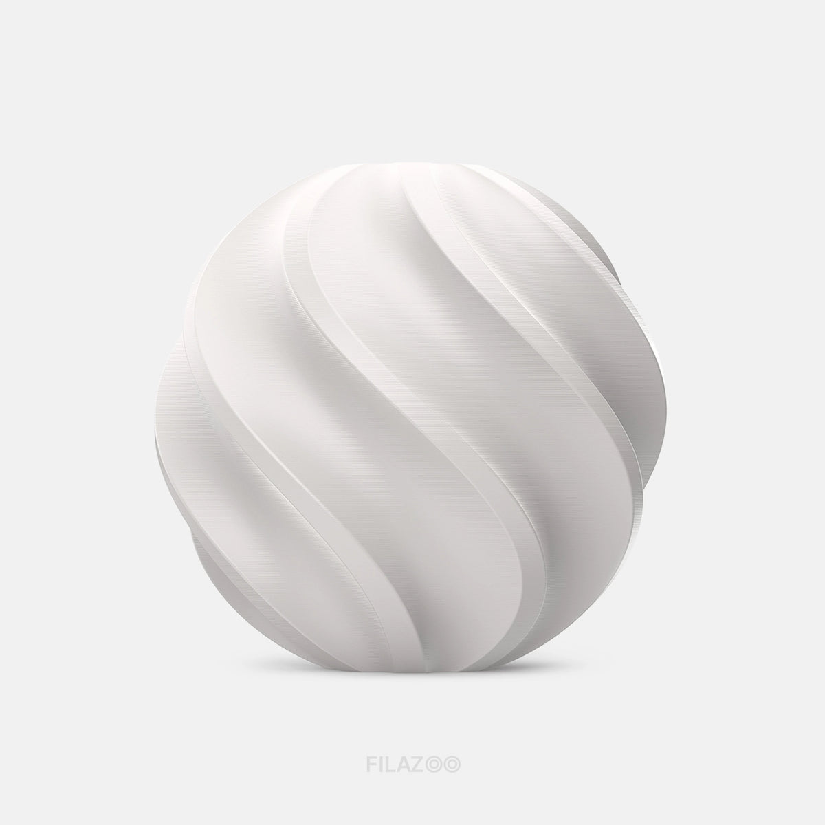 Filazoo PLA basic 3D printer filament warm white