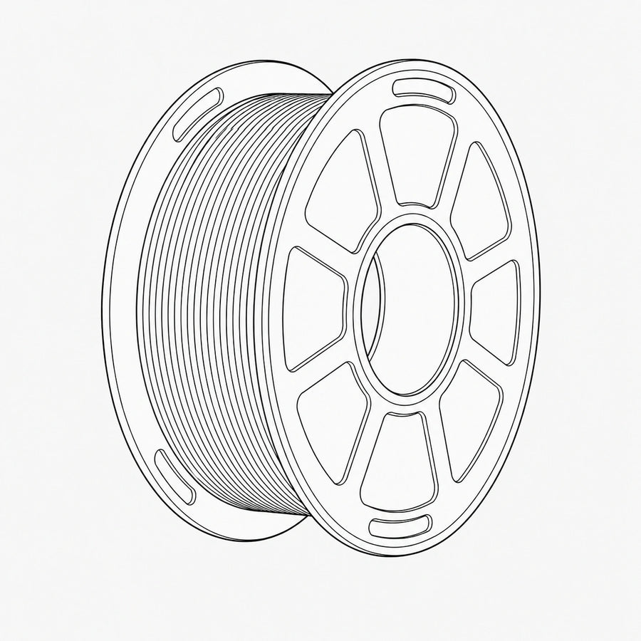 Filazoo PLA filament with reusable spool