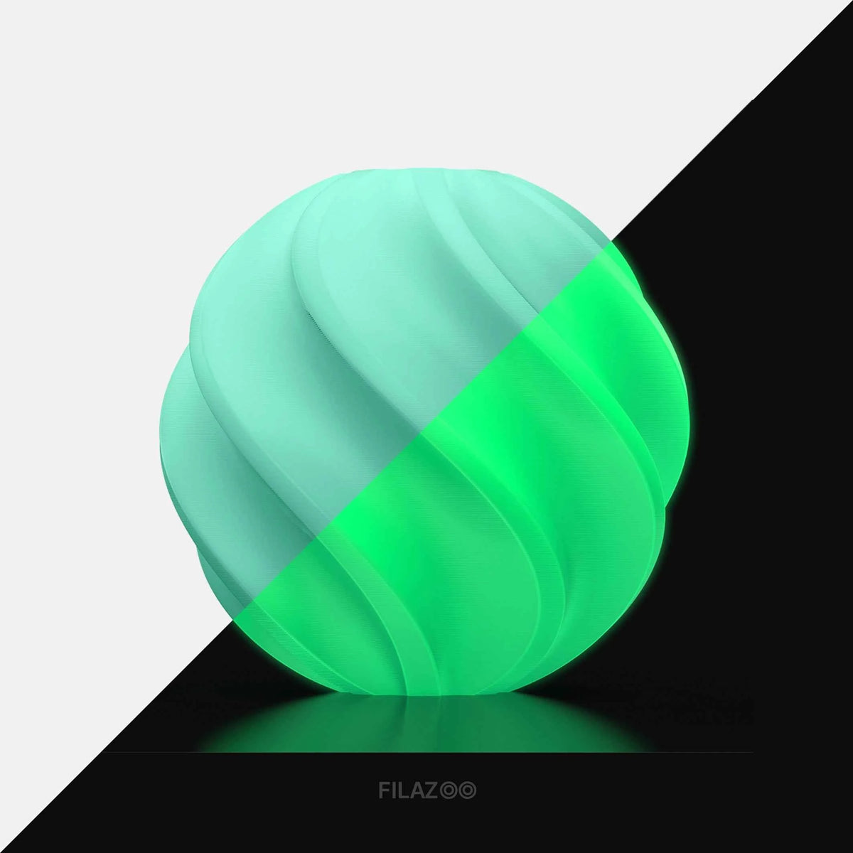 PLA Glow Filament – Glow-in-the-Dark, 1.75mm, 1kg