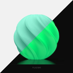 Glow green to green