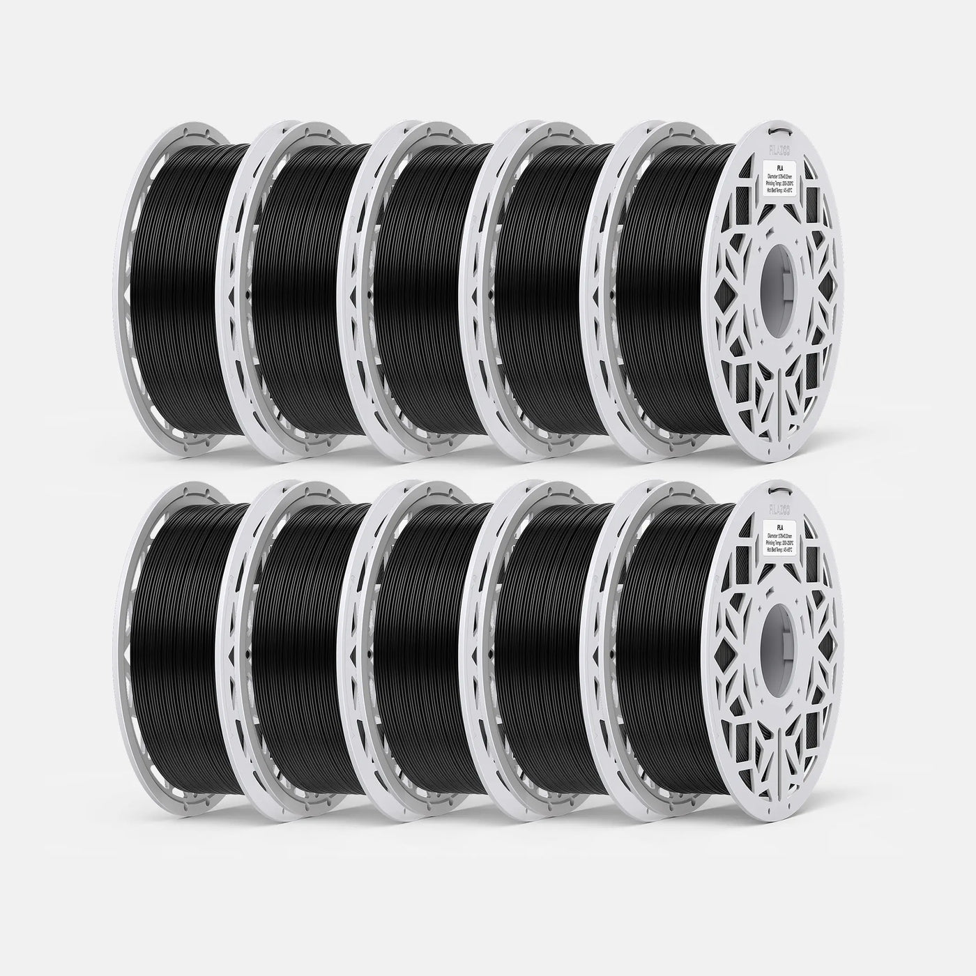Filazoo PLA+ Bulk Filament Pack for Print Farms – 10 × 1 kg