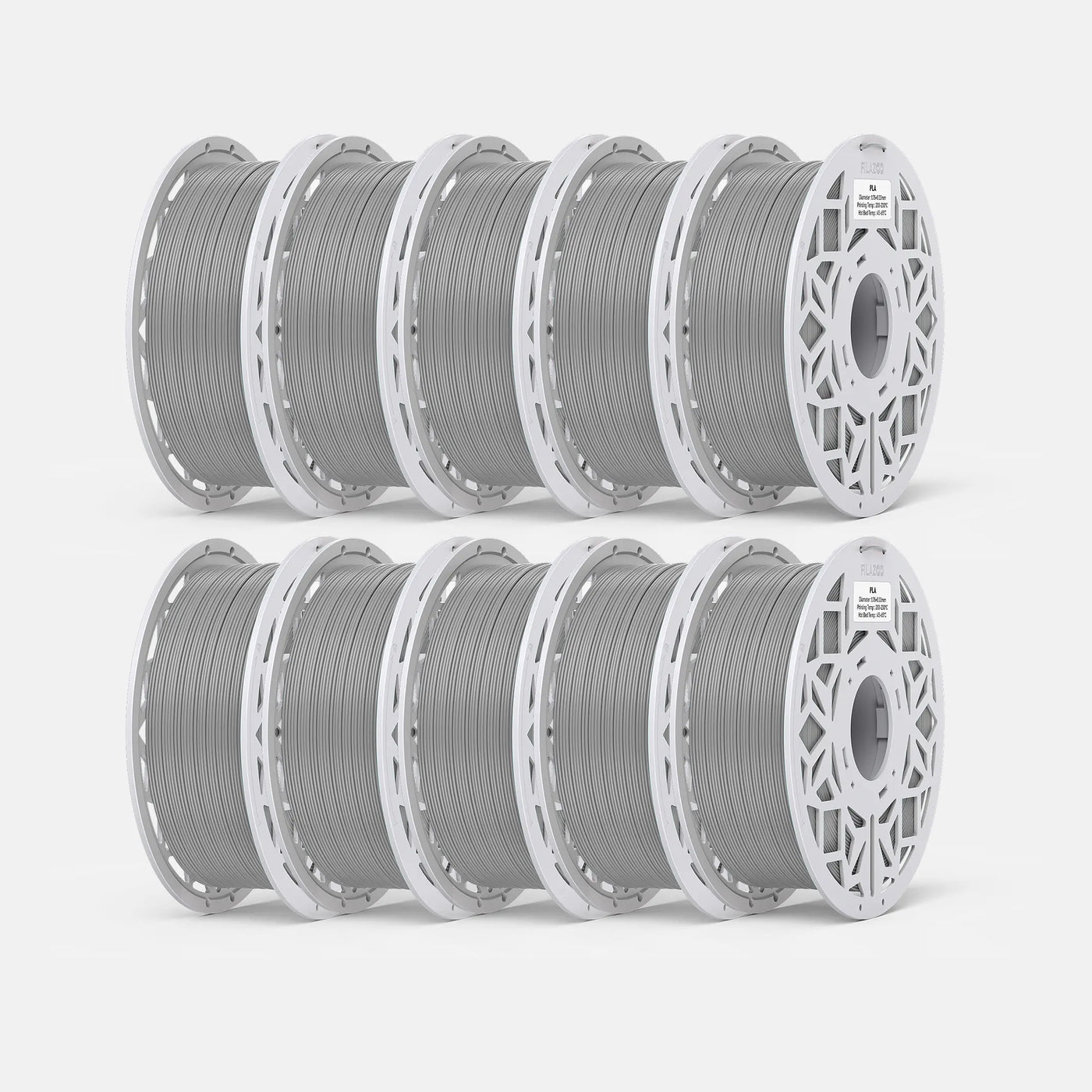 Filazoo PLA+ Bulk Filament Pack for Print Farms – 10 × 1 kg