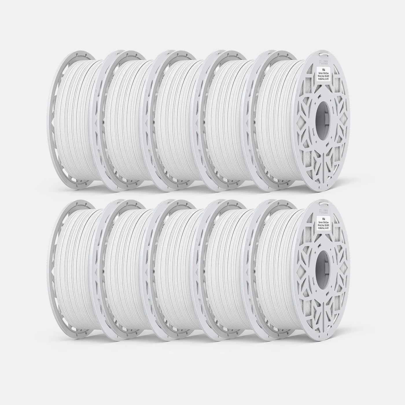 Filazoo PLA+ Bulk Filament Pack for Print Farms – 10 × 1 kg