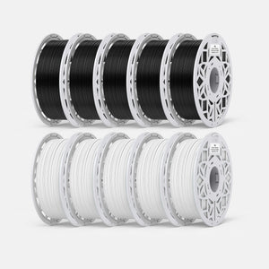 5 × Black + 5 × White