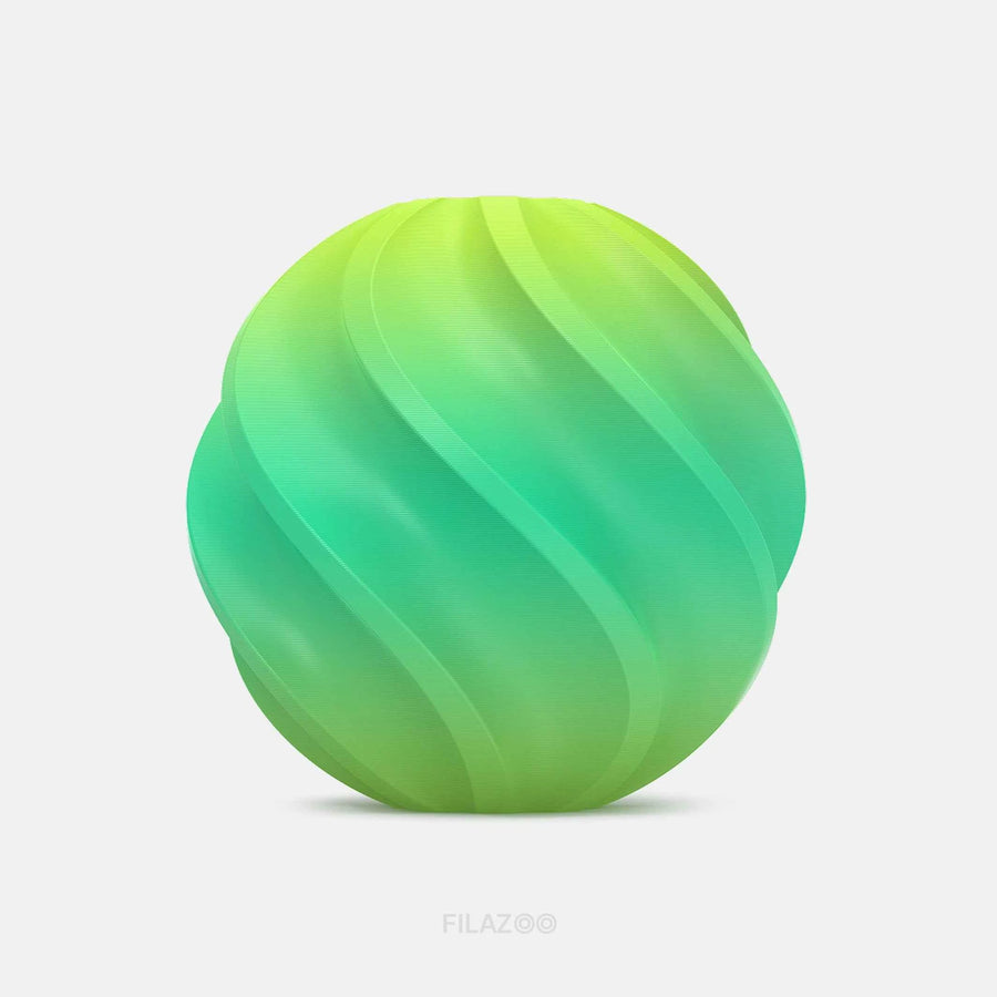 PLA Rainbow Filament – Gradient Color Transition, 1.75mm, 1kg