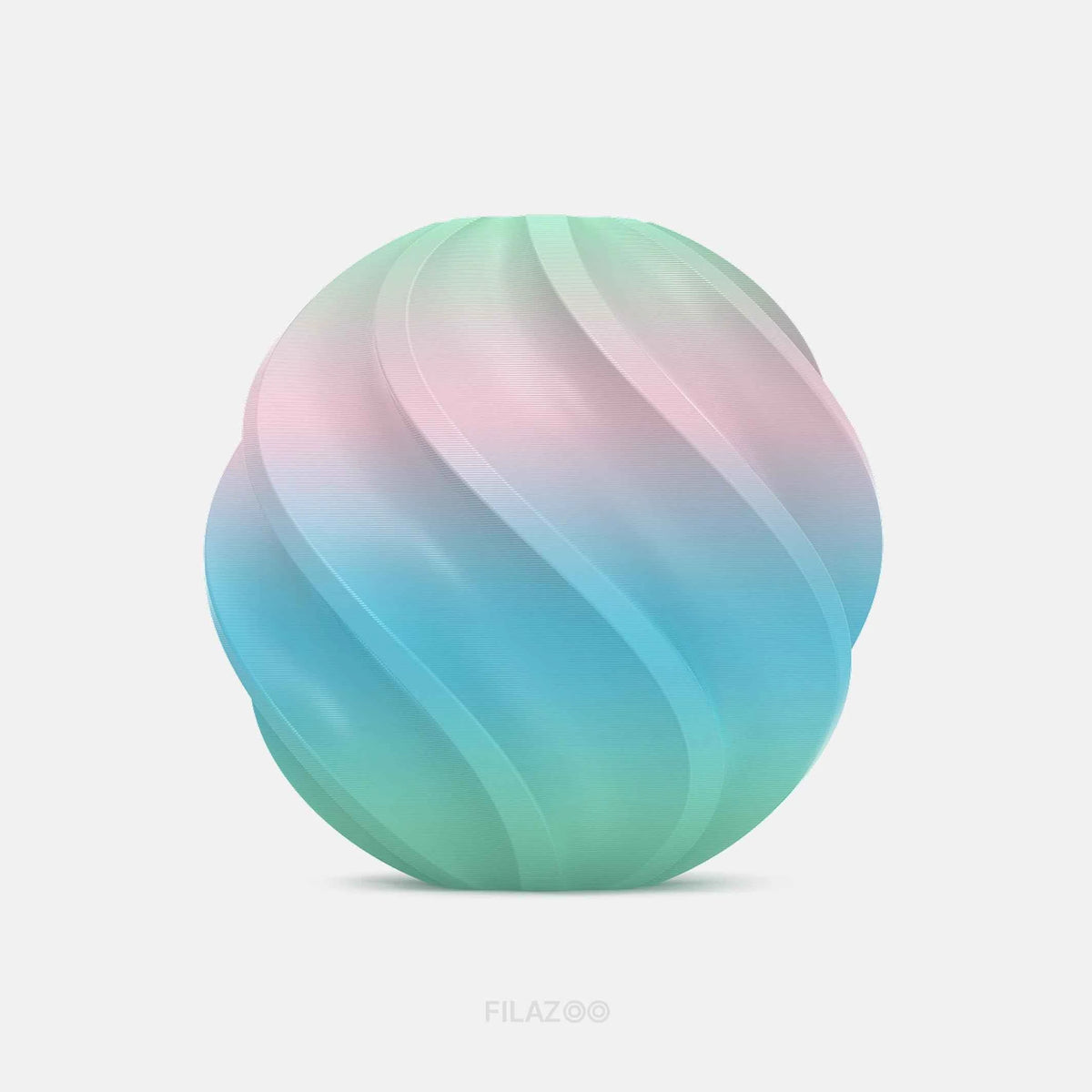 PLA Rainbow Filament – Gradient Color Transition, 1.75mm, 1kg