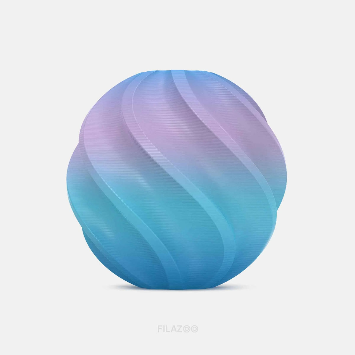 PLA Rainbow Filament – Gradient Color Transition, 1.75mm, 1kg
