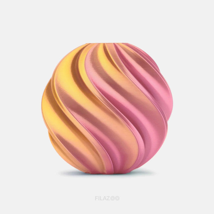 PLA Silk Dual-Color Filament – Two-Tone Color Shift, 1.75mm, 1kg