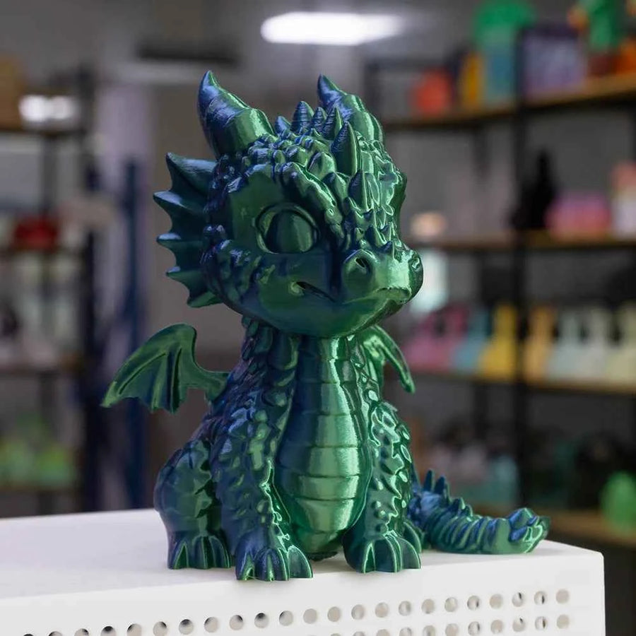 PLA Silk Dual-Color Filament – Two-Tone Color Shift, 1.75mm, 1kg