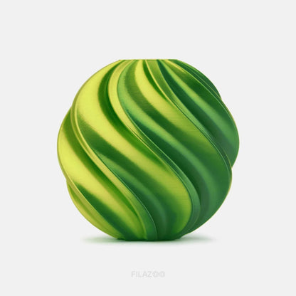 PLA Silk Dual-Color Filament – Two-Tone Color Shift, 1.75mm, 1kg