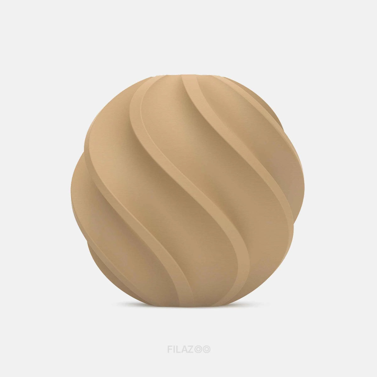 Wood PLA Filament – 10% Wood Powder, Natural Finish, 1.75mm, 1kg